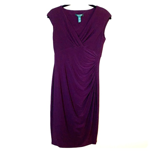 Deep Plum Ralph Lauren Dress - Picture 2 of 2